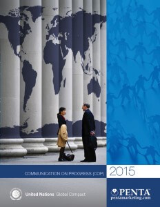 PENTA UN Global Compact COP Cover 2015
