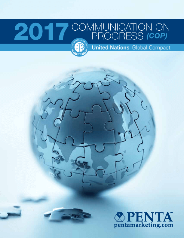 PENTA UN Global Compact COP Cover 2017